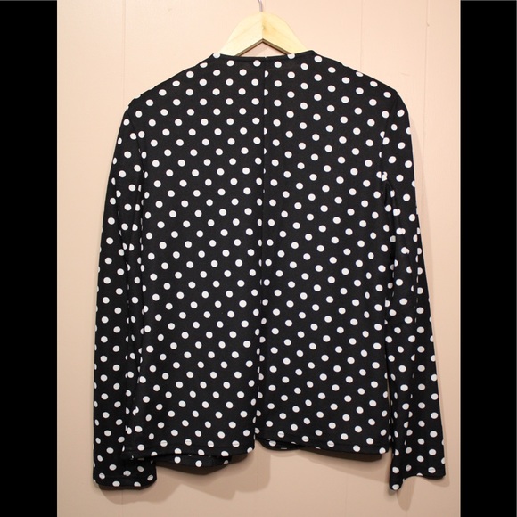 Black & White Polka Dot Blazer - Shein - Picture 9 of 11